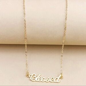 3/$30 💛 Blessed Necklace